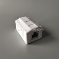 Shielded CAT6 single port keystone surface mount box